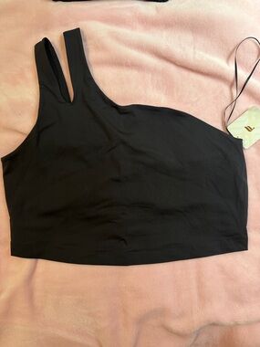 Fabletics Black Scoopback Seamless Sports Bra - 2x